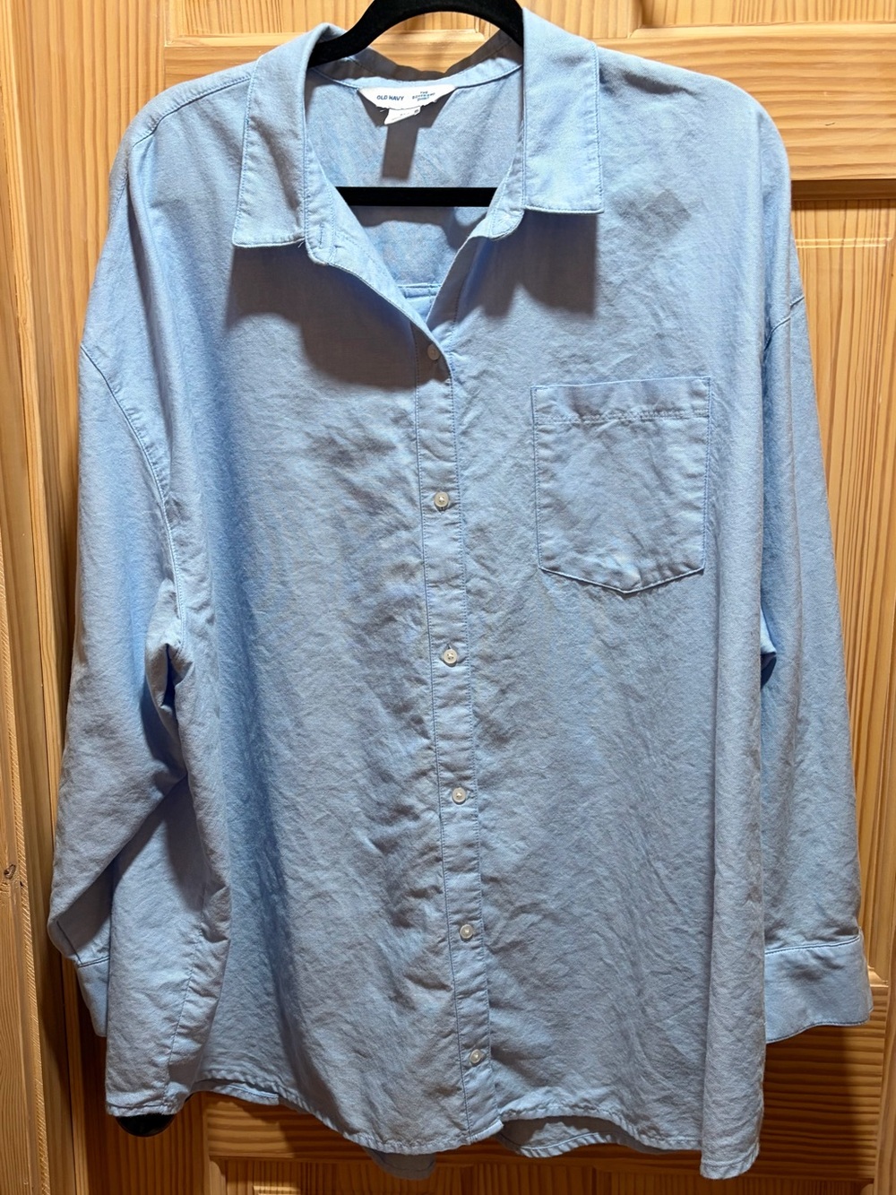 Light Blue Button-Down Shirt. Old Navy XL